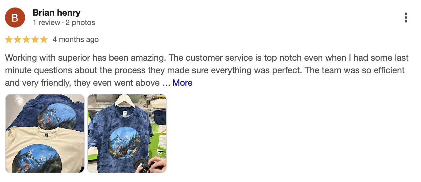 Google review
